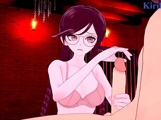 Toko Fukawa and Chiaki Nanami intense sex. - Danganronpa Hentai