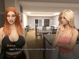 Let's dive into a porn game featuring big boobs and booty action