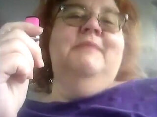 Naughty Nurse Vicki Vapes in Her Car After