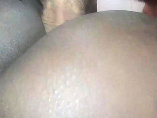 Big White Cock Internal Cumshot for Ebony Tight Little Cunt