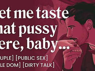 ASMR Male Voice: Dominant Boyfriend Eats Your Pussy in Public &ndash_ Male Dom, Risky Sex &amp_ Dirty Talk &ndash_ Erotic Audio Roleplay for Women