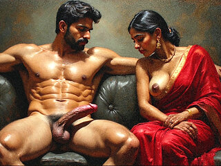 Sex with my house owner for some good pleasure with his big fat cock