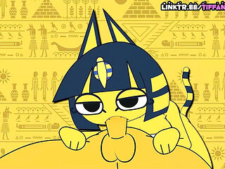 Ankha Cartoon Hentai Sex - TiffanyWarmer in Uncensored HD Parody