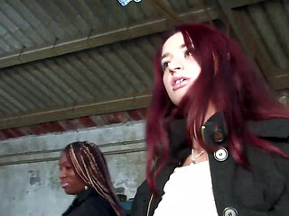 Black and white foursome anal penetrated