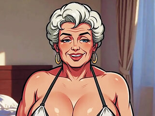 Ai Granny Deep Cleavage Tease Close Ups
