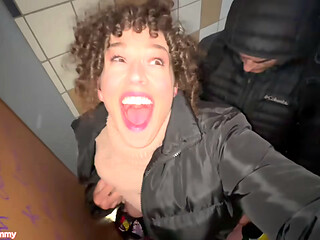 Stepson'_s Forbidden Public Anal Pussy Raid: Mom'_s Riskiest Sneaky Bathroom Breeding Ever