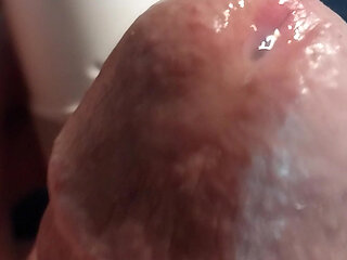 Vibrator edging full of cum makes orgasim the whole time