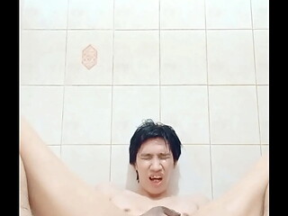 FagTeetajet Thai gay boy masturbate, drink my piss and cum and penetrate my ass, anal
