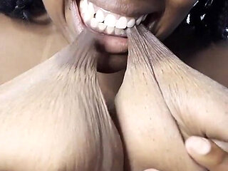 Biting My Giant, Delicious Boobs