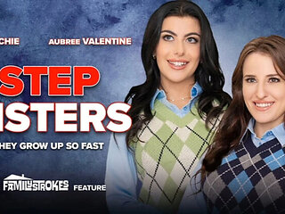 Step Sisters Fuck Horny Stepbrother Wild Ride - Aubree Valentine & Gal Ritchie