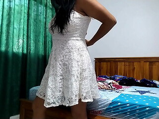 Sarita changing clothes to be fucked later
