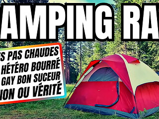 Fais bisous a mes couilles poto c'_est le camping ici ! action ou v&eacute_rit&eacute_ ? suce moi la bite poto !
