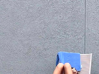 I Filmed My Famous Neighbor Sunbathing with Dental Floss on