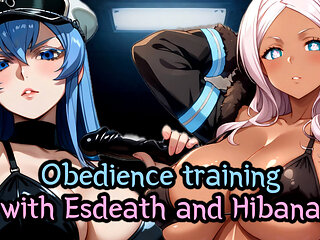 Try to survive under Esdeath's and Hibana's soldier training (Obedience JOI)