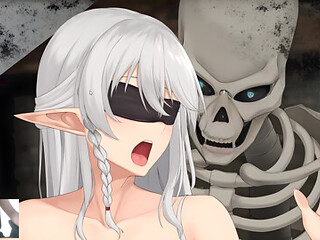 Cute Brunnete Elven Fucked By Skelleton - Escape Dungeon 2