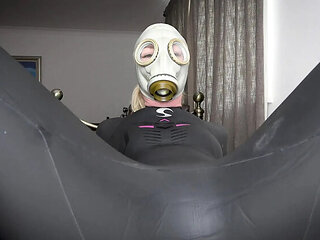 Leather Glove Handjob & Orgasm Denial JOI - Blonde Femdom Mistress Lucy Lauren Makes You Watch Her Cum