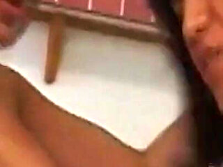 Threesome Creampie Dripping From Stretched Pussy Lips