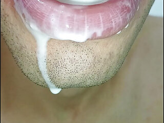 I want your milk in my mouth, tongue, long tongue fetish, sloopy, long tongue blowjob, playful tongue, kiss