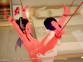 HoneyCome - Obsessed Devil - Full sex with bondage - Uncensored