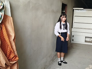 FN123 Thai student sweetheart of a foreigner.