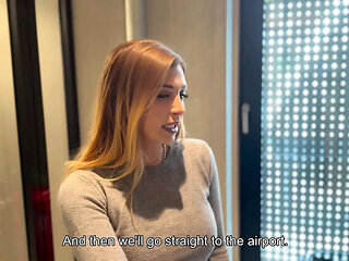 French Amateur Wife Cheats with Big Cock on Balcony - Maevaa Sinaloa