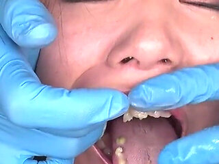 Honoka Sakamoto Trapped: Tongue Clamps, Stretched Face, and No Way Out