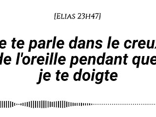 [Audio pour les femmes] Je te parle dans le creux de l&rsquo_oreille pendant que je te doigte [Ambiance nocturne][Doigtage][Bruits mouill&eacute_s][Voix d&rsquo_homme] [Tendre puis sale]