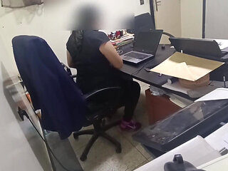 I Ordered a Home Delivery Service at My Work Office, and the Delivery Guy Grabbed Me so Hard That My Desk Broke