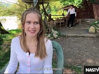 NastyClub - Perky Blonde Film Student Una Fairy Goes on a Blind Date Riverside