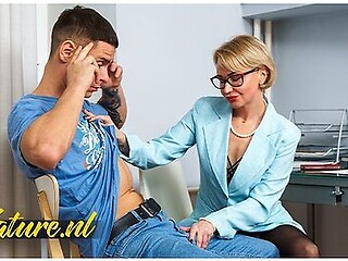 Hot Milf Doctor Cherry Aleksandra Seduces Her Patient And Lets Him Penetrate Her Pussy