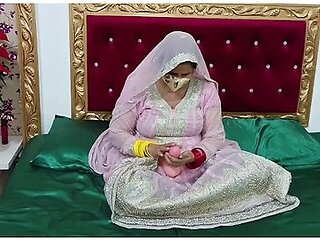 Amazing Hot Hindi Bride Sex With Dildo On Wedding Night