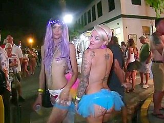 Pussy Flashing Street Sluts Sexy &amp;amp; Wild!