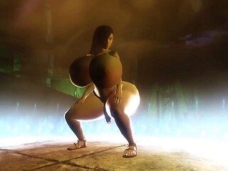 Egyptian Dancer Takes Cumshot