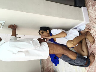 Desi Village teacher fuck her student tight pussy hindi audio sex, beautiful desi Village girl tight pussy fuck Xxx