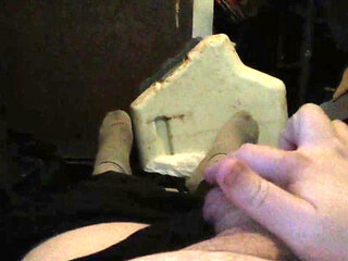 FatAssSmallDick Pov small dick jerk off and cums orgasms on his belly