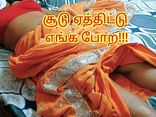 Horny Step Stepsister Gave Nice Foot Job and Step Stepbrother Fucked Her Hard Full Tamil Audio with Loud Moaning