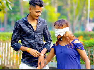 Indian desi threesome step brother made his step sister have hardcore sex with friend in hotel video