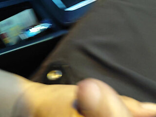 Handjob Risky Car Play - Real Couple