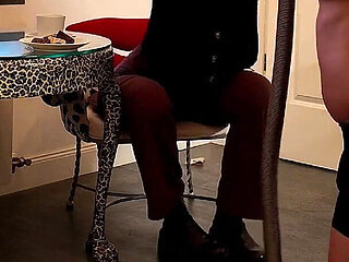 Lady Medea Hard Cock Vacuuming Verbal Humiliation