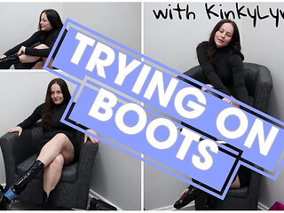 Boots Try On Haul - Trying on Boots