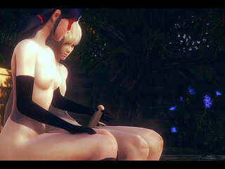 Ladybug Hentai - Handjob and Fucked by Cat Noir in a Park - Japanese Asian Manga Anime Game Porn