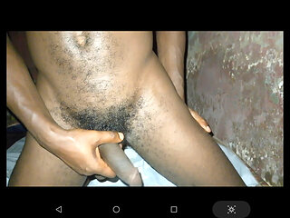 African black boy on a solo expedition just to unseat horny mood