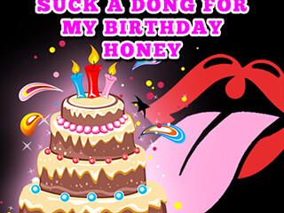 AUDIO ONLY - I want you to suck a dong for my birthday honey