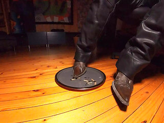 Boots and ashtray