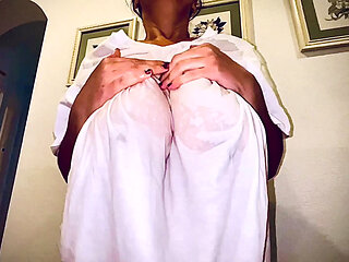 Wet T-shirt Huge Tits
