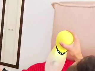 Stepmom Dressed as a Doll Makes Me Cum with Her Toy