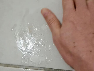 I play with my big cumshot