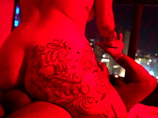 Hot tattoed alt girl and big black cock