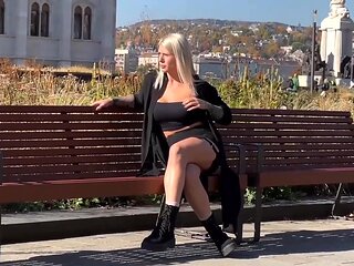 Couple lila and sakis getting fucked outdoors for cash