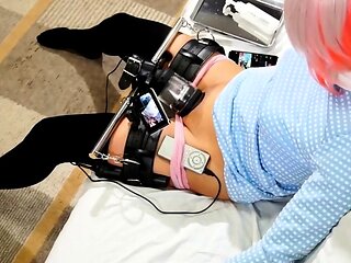 Cyclone Crossdresser Plays with Sex Toy